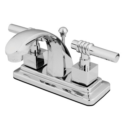 Milano Centerset Bathroom Faucet with Drain Assembly