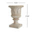 Urne de jardin MGO, blanc antique, H 27 po