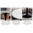 Marble-Top Round Side Table With Tapered Pedestal Base (Table Only)-936701198-936701192