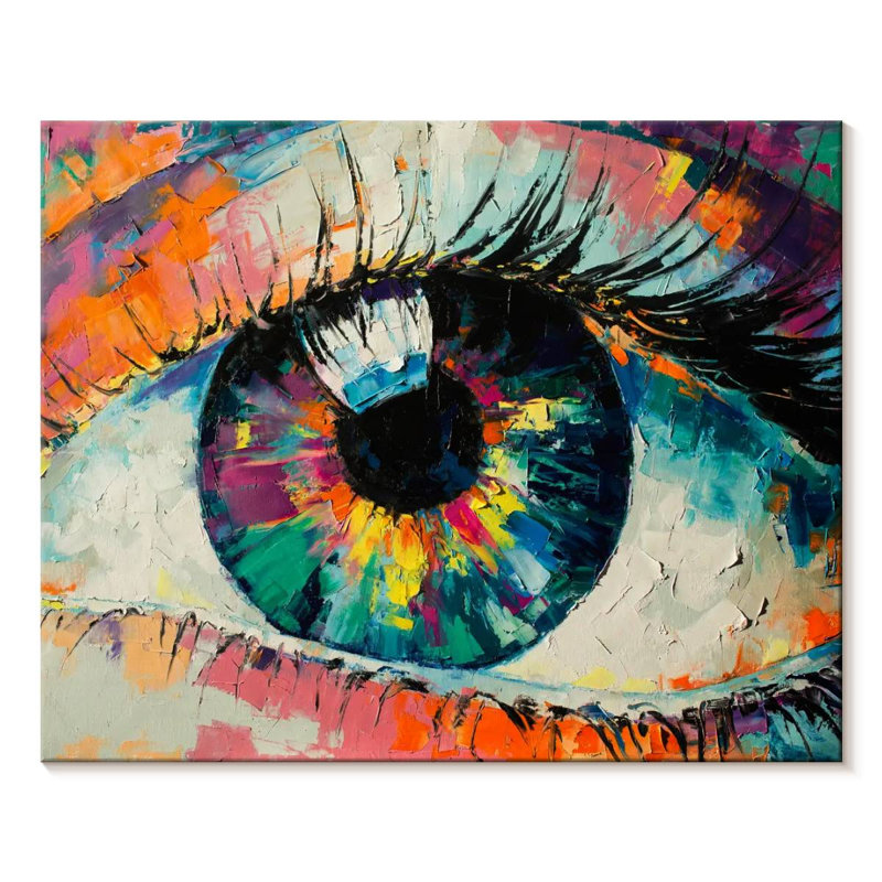" Eye Abstract ", 32" H x 40" W x 1.25" D