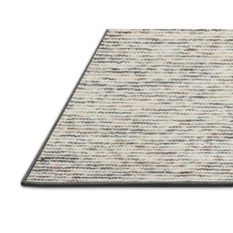 Tapis contemporain gris, Rectangle 6 pi x 9 pi