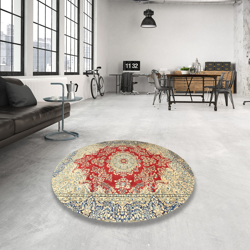 Lynsey Oriental Indoor Rug, Round 8'