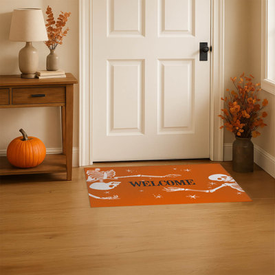 Tapis d'entrée antidérapant Skeleton