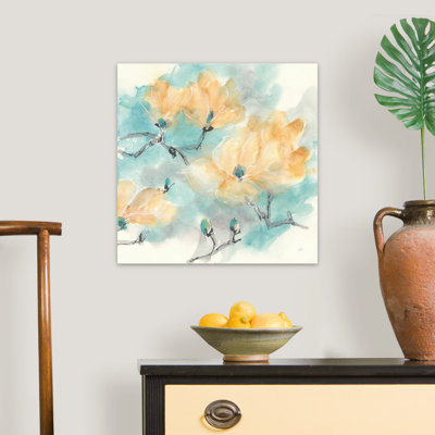 Teal Buds I - reproduction d'art