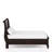 Dark Cherry Storage Bed For Queen, Transitional Design, Strong Structure Queen Bed, Two Drawers, Solid Wood & ,