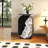 Abstract Solid Wood 4-Drawer Storage Cabinet