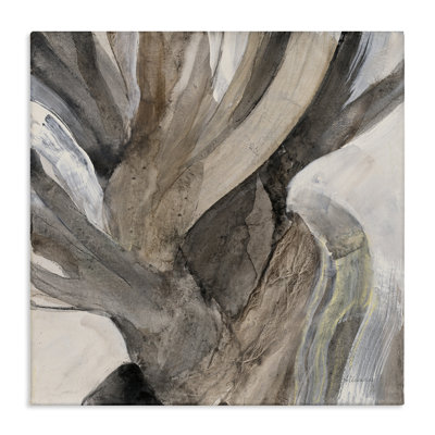 Twisted Driftwood Abstract Tree Bark Brown Neutral