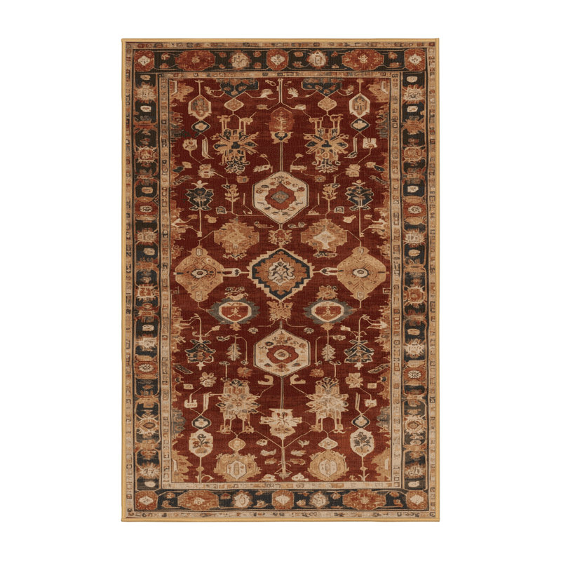 Tapis brun lavable à la machine, Tapis de couloir 2 pi x 4 pi