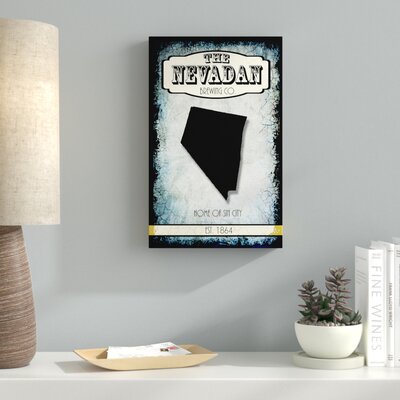 States Brewing Co Nevada' Graphic Art Print on Wrapped Canvas -  Ebern Designs, EBND3217 39247671