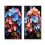 Hydrangées, mélange de fleurs et arc-en-ciel - ensemble de 2 reproductions d'art hydrangées-102577610-102577611
