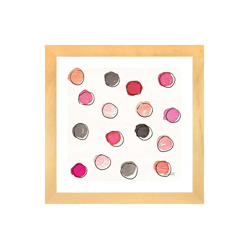 Art de type chic accents viia, Papier encadré naturel, H 16 po x l 16 po x P 1 po