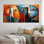 Cleoda - Cubism Metal Wall Art Set