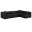 Canapé modulaire en similicuir 4 pièces Houswerth-94884271