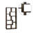 Adwolf Geometric Bookcase-377044515