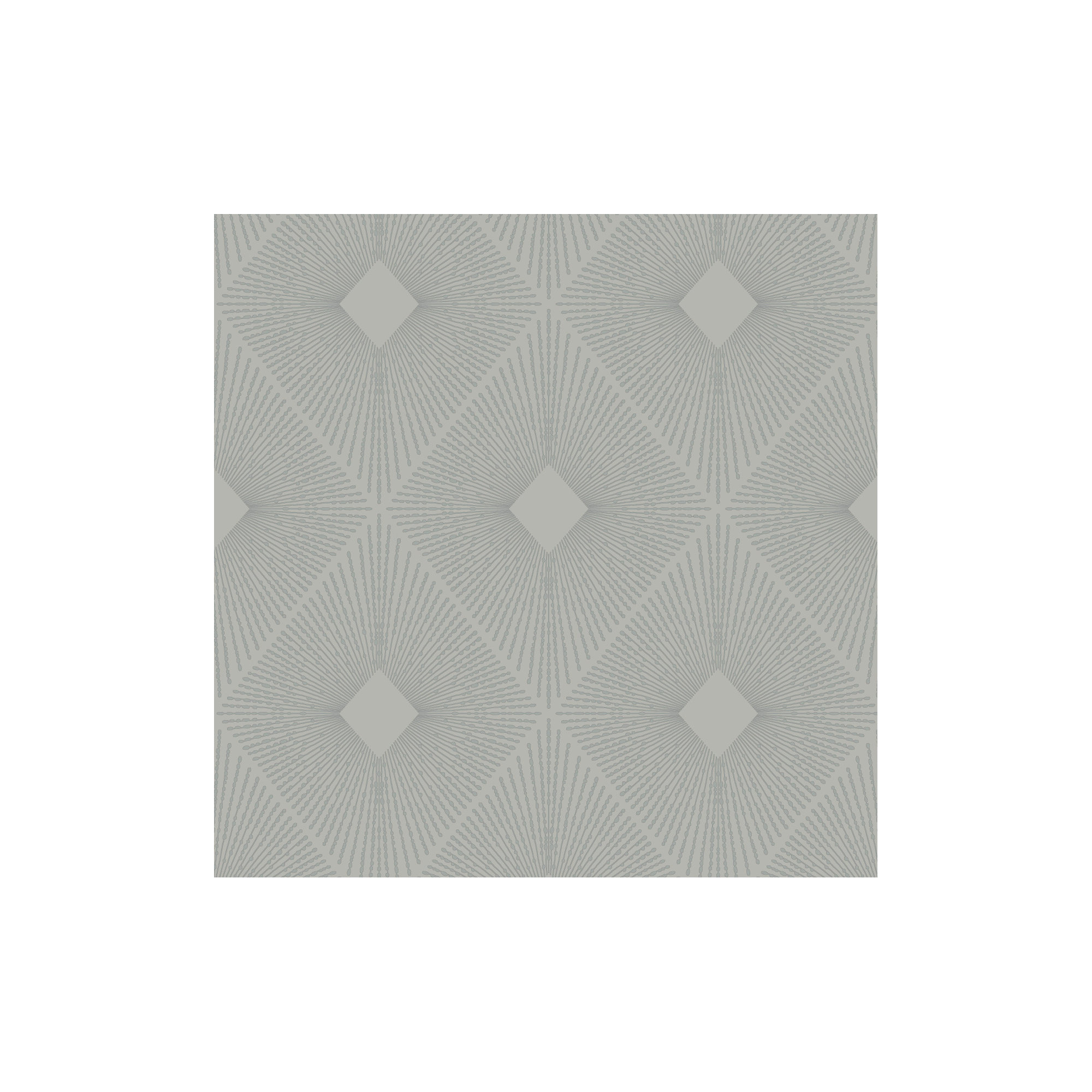 Antonina Vella Modern Metals Modern Geometric Wallpaper, Light Grey/Silver