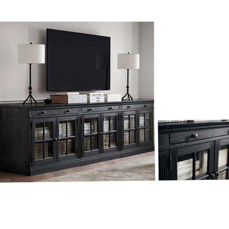 American style creative TV stand, Black