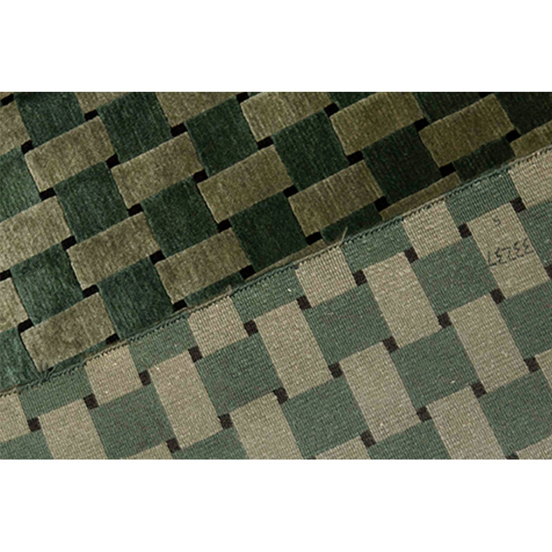 Hand-Knotted High-Quality Navy and Blue Area Rug