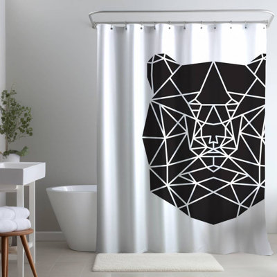 Bullough – Polyester Shower Curtain, Dye Sublimation Print, 71" W × 74" L