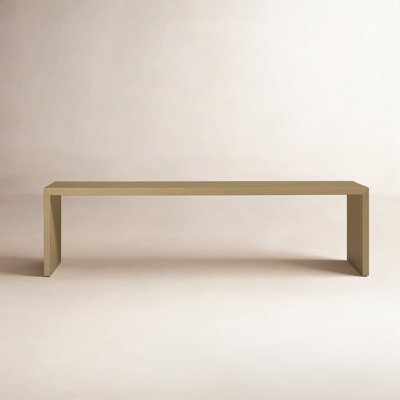 Jules Stainless Steel Bench