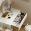 (Avec tabouret) Commode Commode de table 100% Liriodendron Chinense