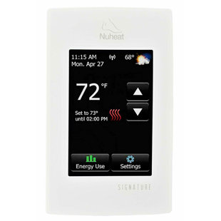 Wi-fi noir nuheat activé