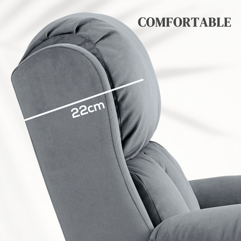 Gosselke 95cm Wide Lift Assist with Massager, Grey