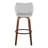 Sarah Fixed-Height Fabric Bar & Counter Stool with Bent Wood Legs & Round Footrest-100169897-105493368