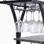 Chariot-bar avec porte-bouteilles en verre trempé-252679510