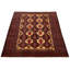 Tapis décoratif en laine noué à la main de conception unique Ivoire 6 pi 7 po x 9 pi 11 po Deciderio New Age Balouch