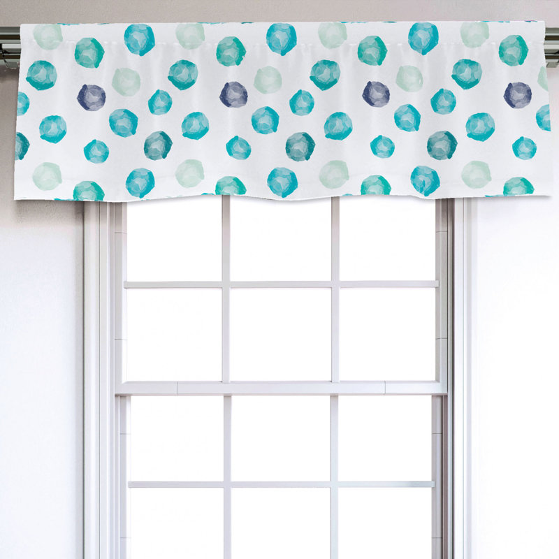 Sateen Ruffled Window Valance