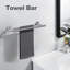 SUS 304 Stainless Steel Bathroom Double Towel Bar, Wall Mount Towel Holder For Bathroom-104901290-104901292