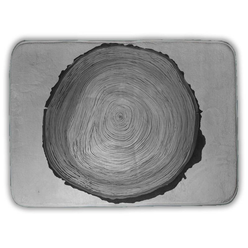 Faylin Microfiber Non-Slip Bath Mat, 24" W x 17" L