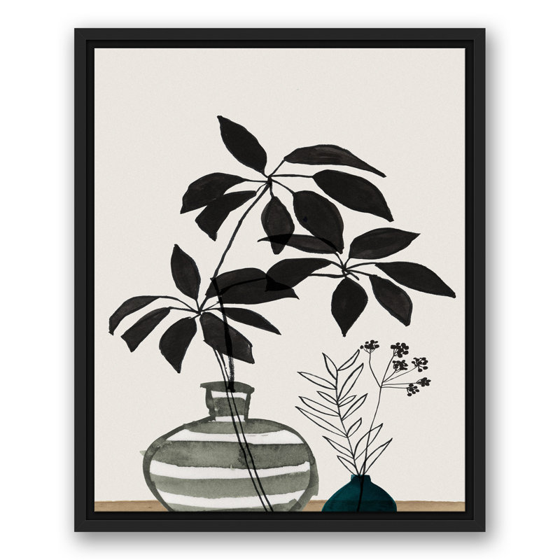 Modern Foliage, reproduction d'art sur toile, H 21,75 po x l 17,75 po