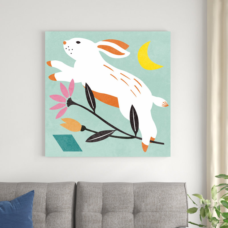 Lapins de Pâques IV, H 36 po x l 36 po