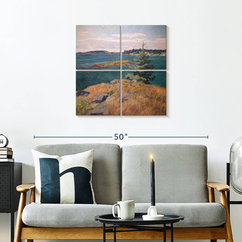 Îles Gillard, baie de Penobscot, Maine, H 26 po x l 26 po