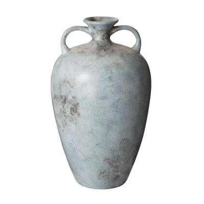 Mottled Starling Vase - Pale Blue