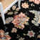Hollander Floral Hand Hooked Wool Black Area Rug