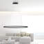 Aavni 1 - Light Anthracite LED Crystal Pendant-1071685651