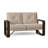Vale 60.5'' Wide Aluminum Loveseat with Cushions-41306207-41308121