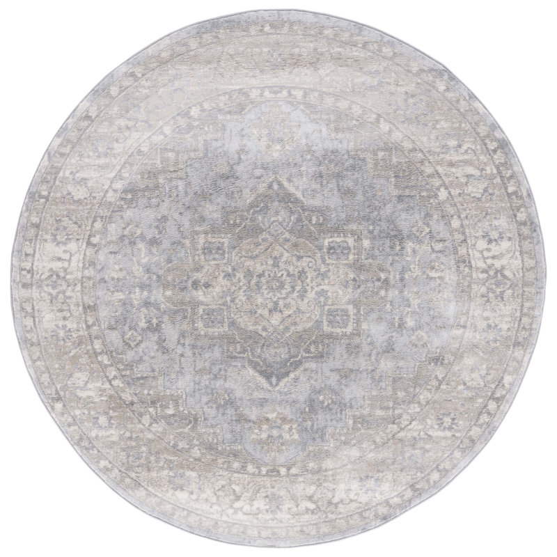 Wynton Performance Oriental Rug, Round 6'7"