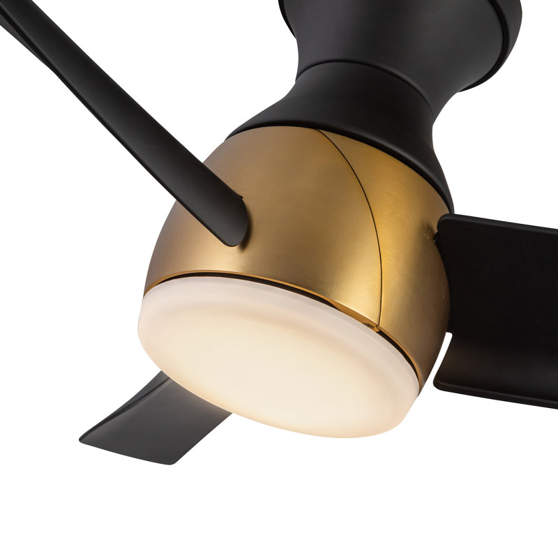 Thalia Smart LED Ceiling Fan, Brushed Gold