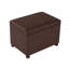 Repose-pieds 24 po en similicuir avec rangement-469151842