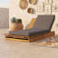 Méridiennes de patio en bois avec coussin triple-1583826029