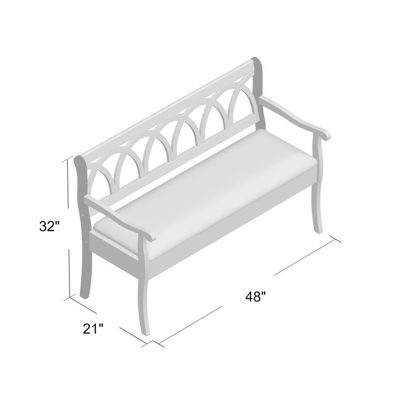 Banc de rangement à couvercle rabattable Ogburn, Sauge antique