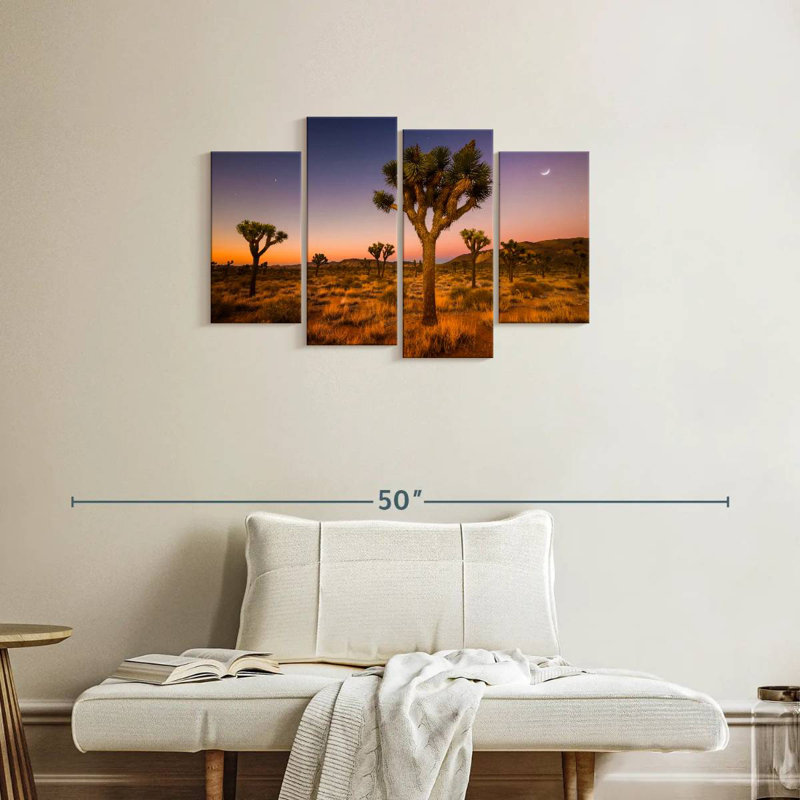 Nicci Joshua Tree Valley au coucher du soleil, H 22 po x l 36 po