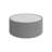 Light Marble Top Cylinder-Shaped Leather Coffee Table: Modern Living Room Accent(1Pc)-2042704061