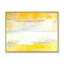 «Gray Meets Yellow Modern Art X III», reproduction d'art sur toile-323091068-323091045