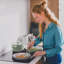 BergHOFF Balance 2Pc Nonstick Ceramic Specialty Cookware Set, Recycled Aluminum, CeraGreen, Moonmist