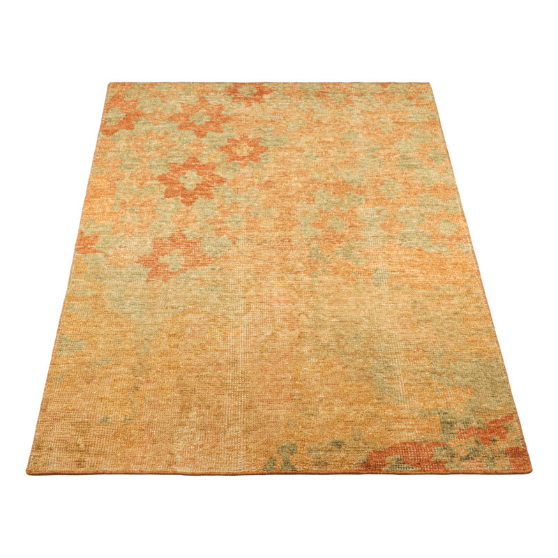 Rug & Kilim’S Modern Abstract Art Rug With Colorful Floral Patterns