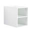 Base de meuble-lavabo double 59,2 po mural seulement